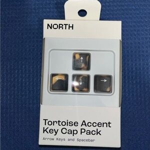 Tortoise Accent Key Cap Pack - Black and Brown